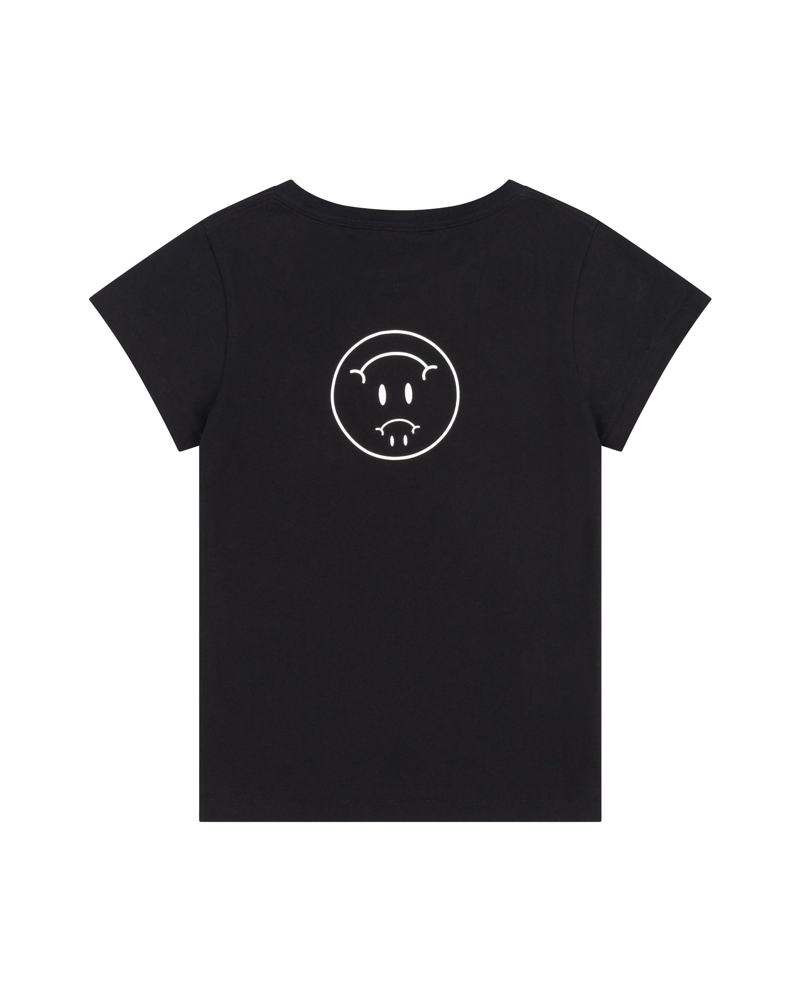 Double Smiley Cap Sleeve T-Shirt