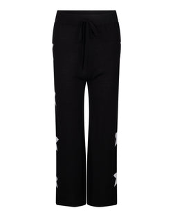 Stars Knit Wide Track Pant