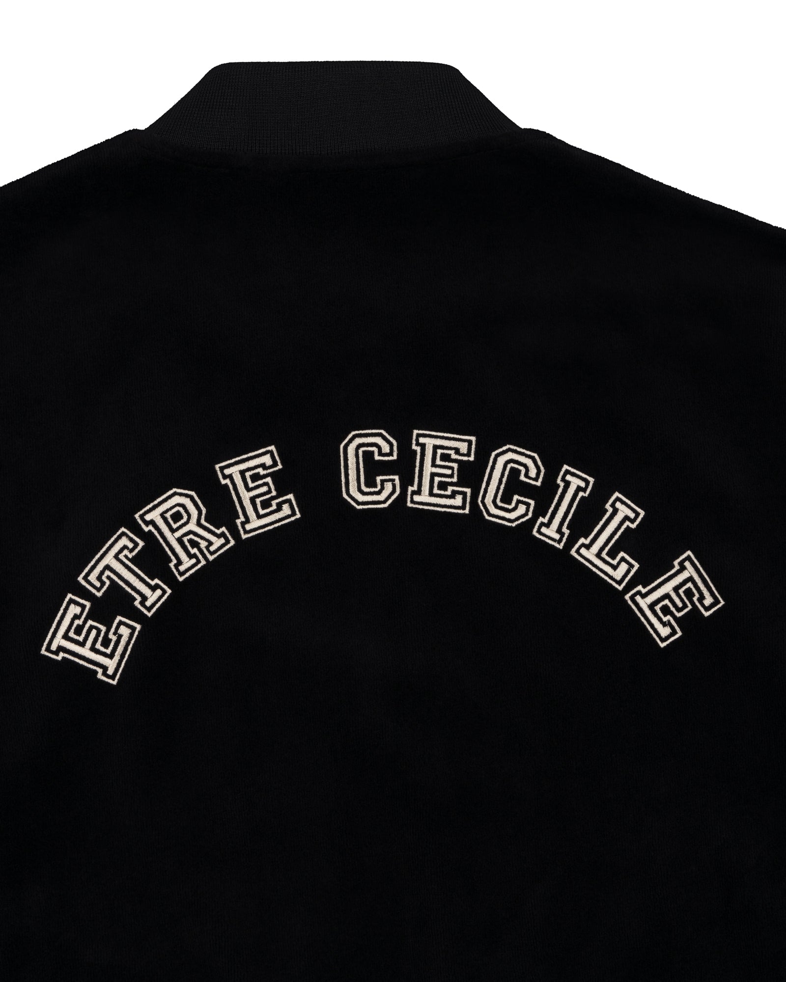 Velour Bomber Jacket