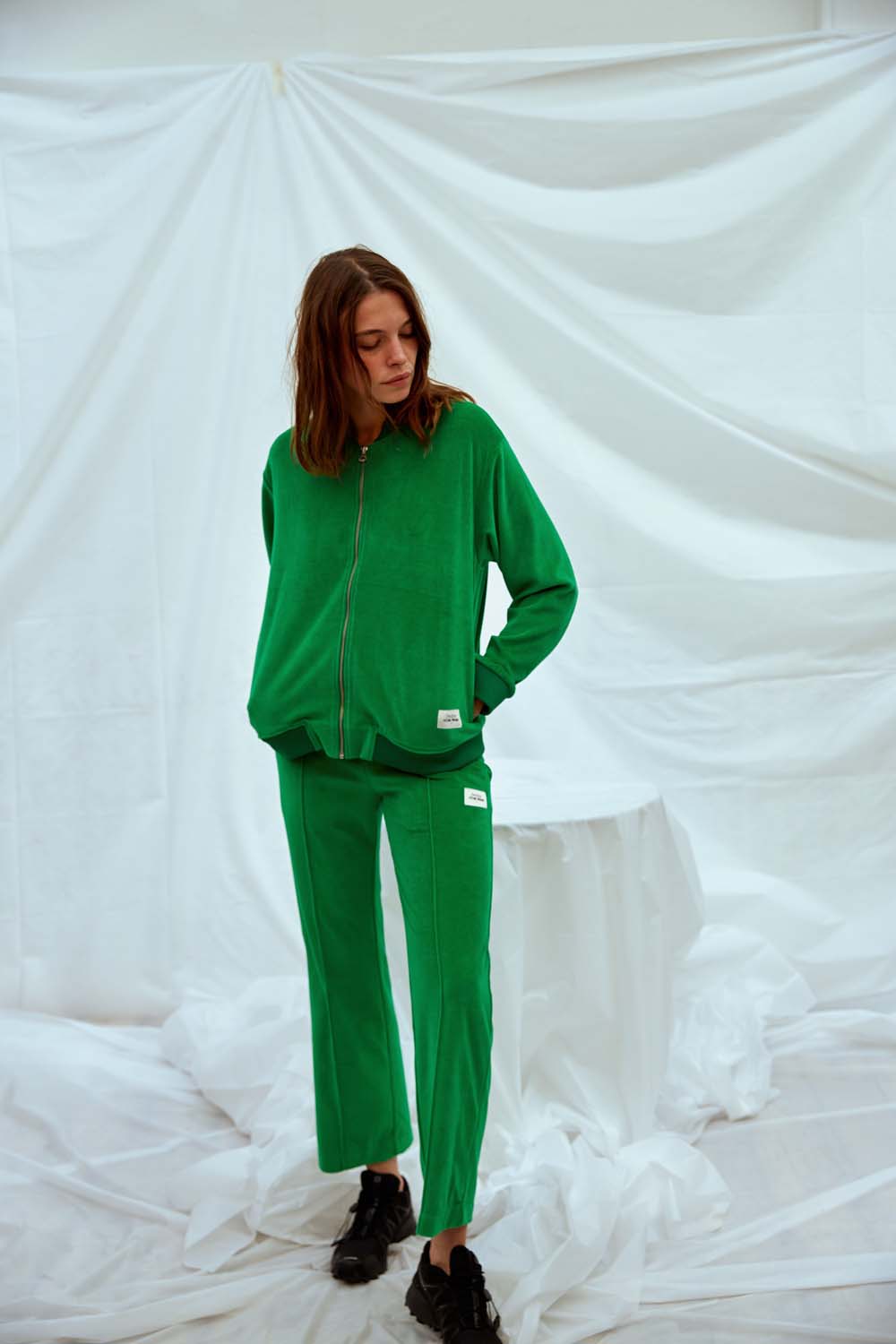 Velour Retro Track Pants