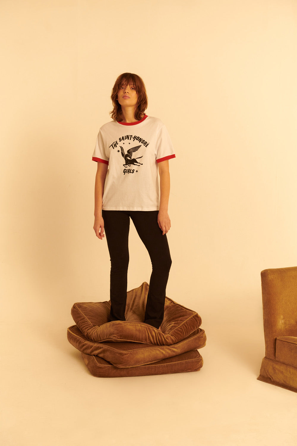 St Honore Girls Ringer T-Shirt