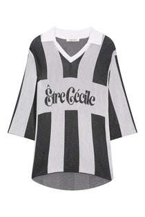 Etre Cecile Swirl Knitted Football Jersey