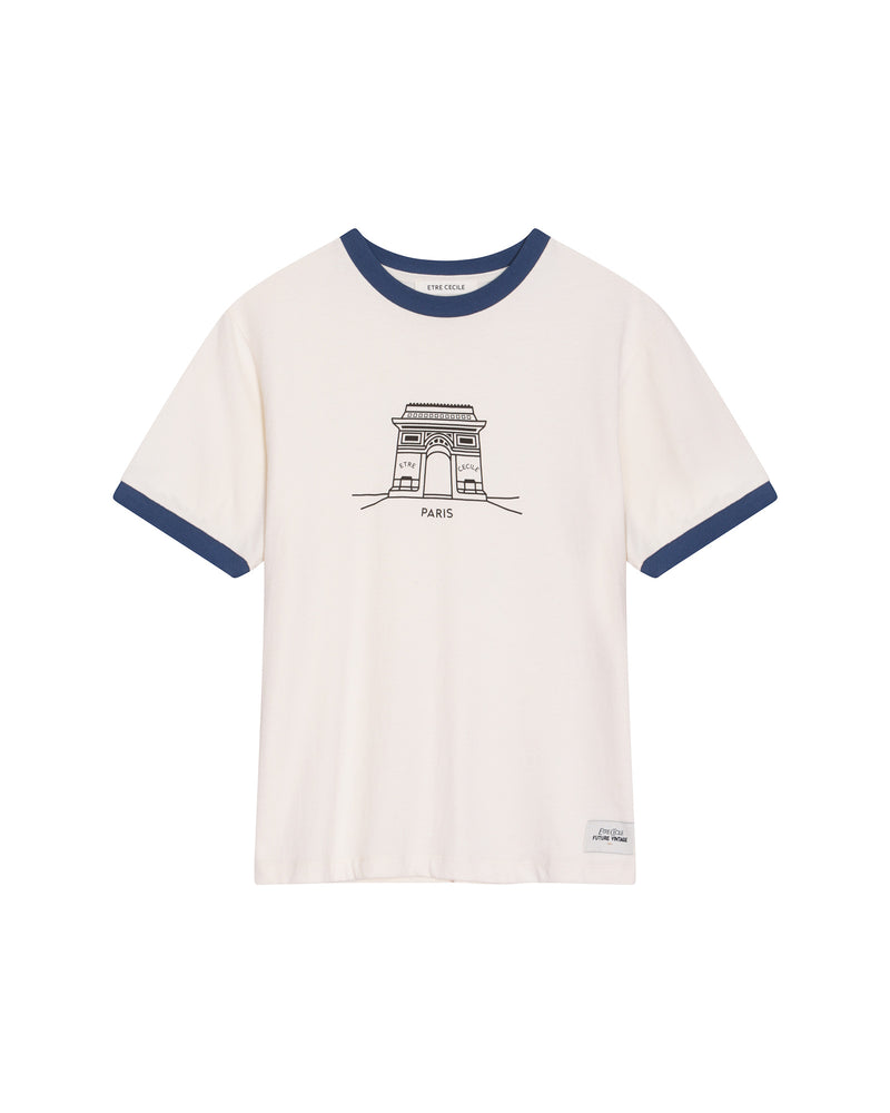 Arc De Triomphe Ringer T-Shirt