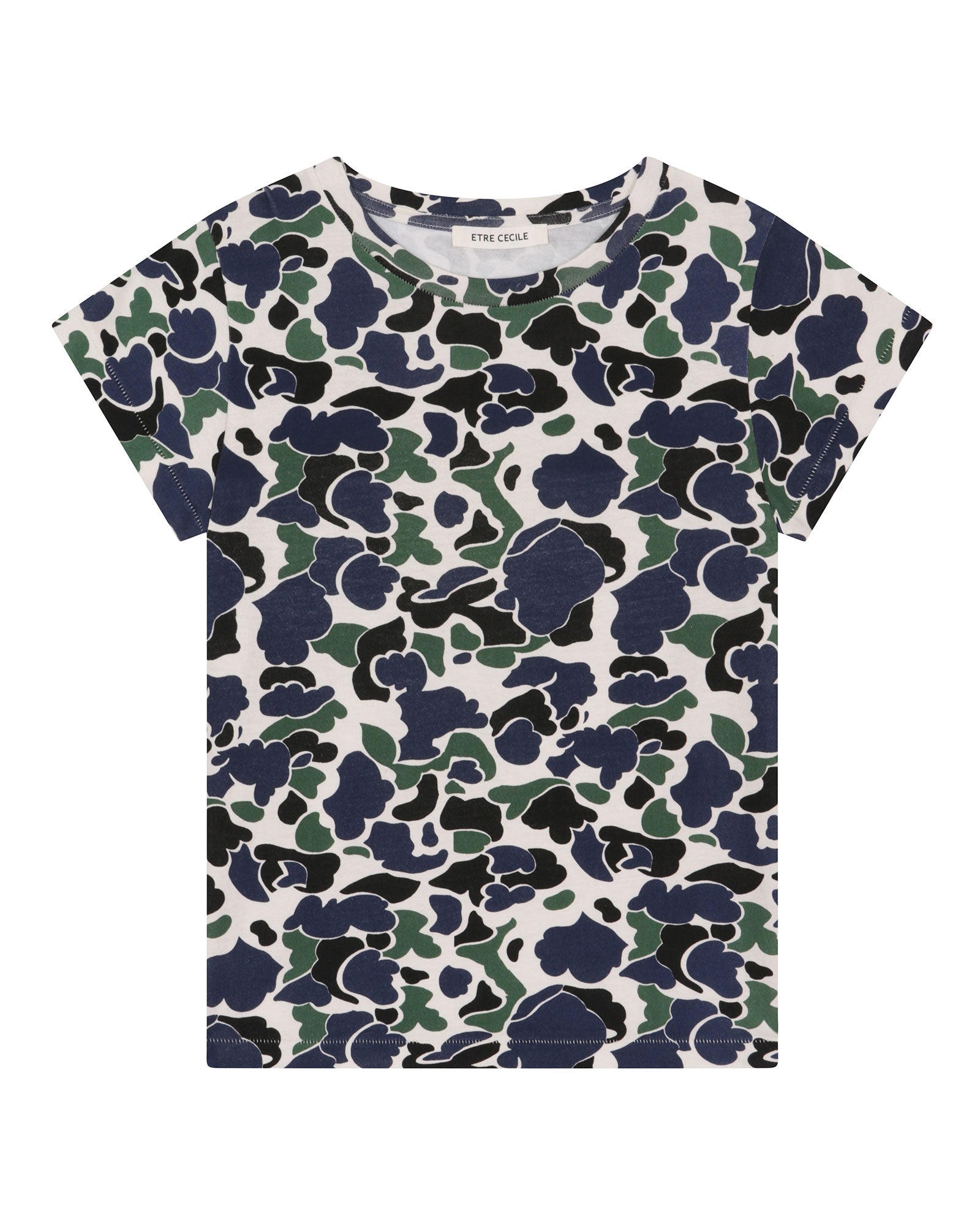 Camo Cap Sleeve T-Shirt