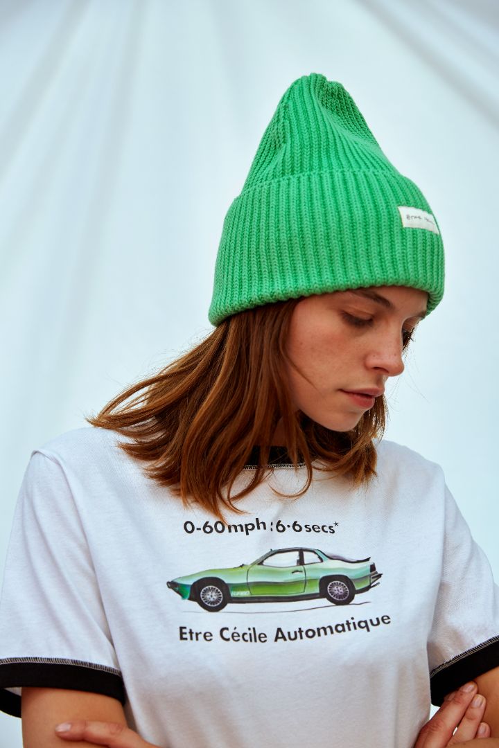 Green Car Ringer T-Shirt