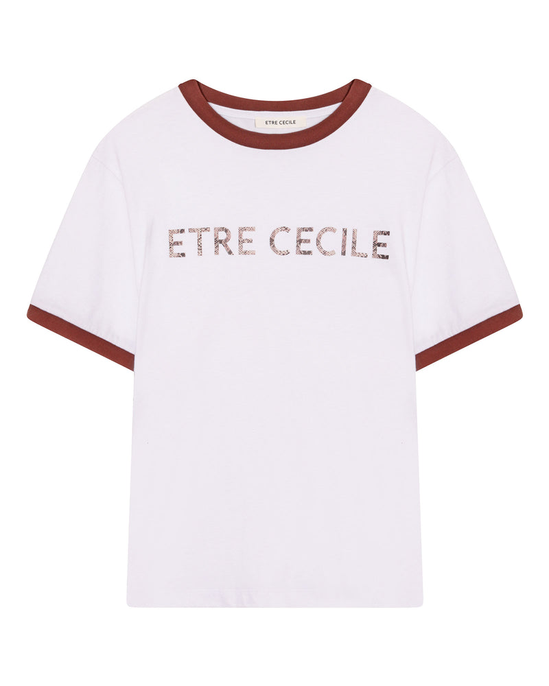 Etre Cecile Snake Skin Ringer T-Shirt