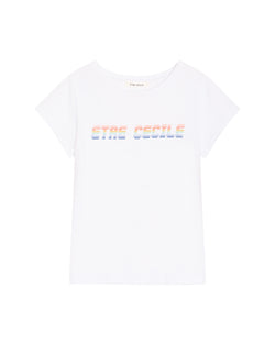 Etre Cecile Rainbow Cap Sleeve T-Shirt