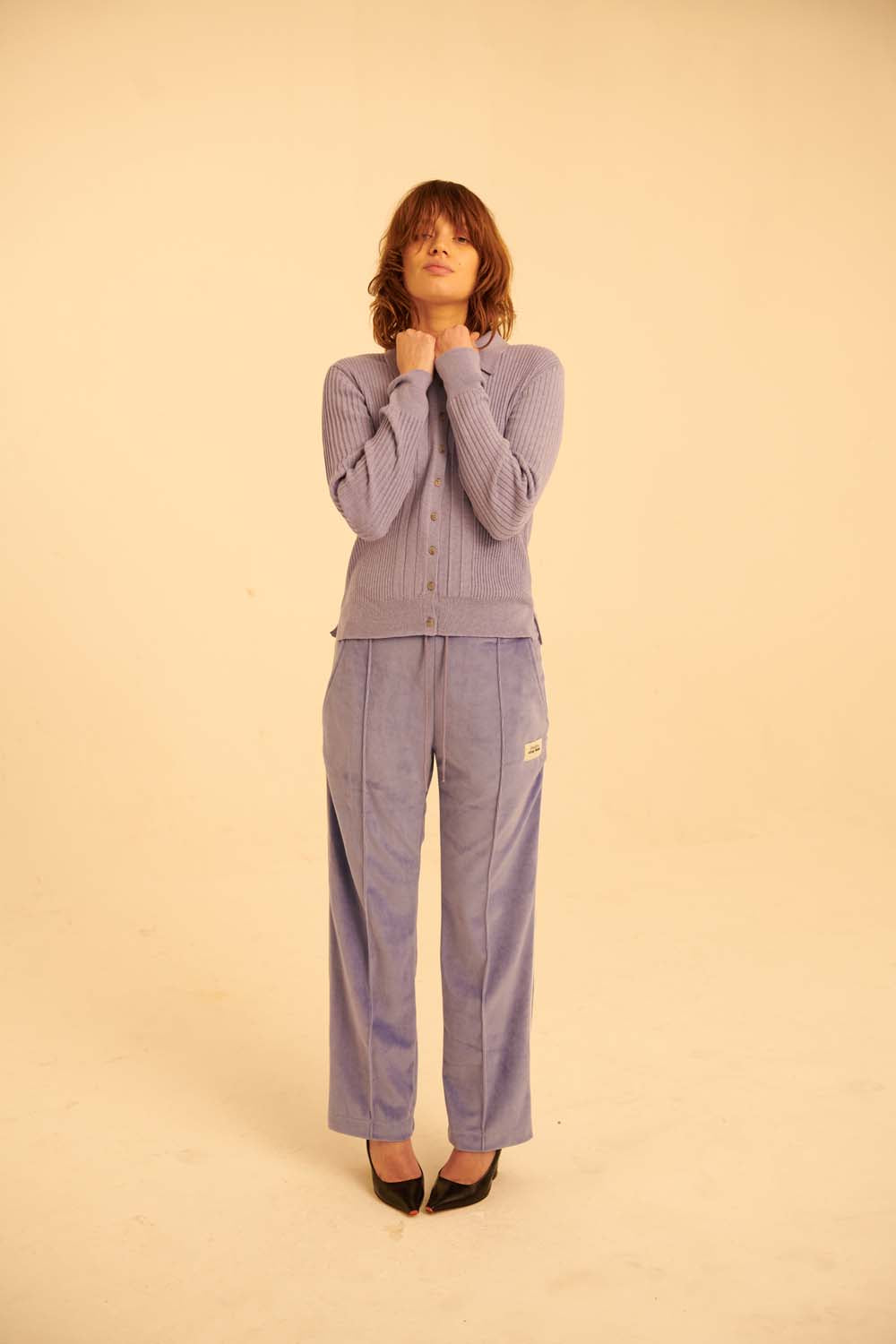 Velour Future Vintage Retro Track Pants