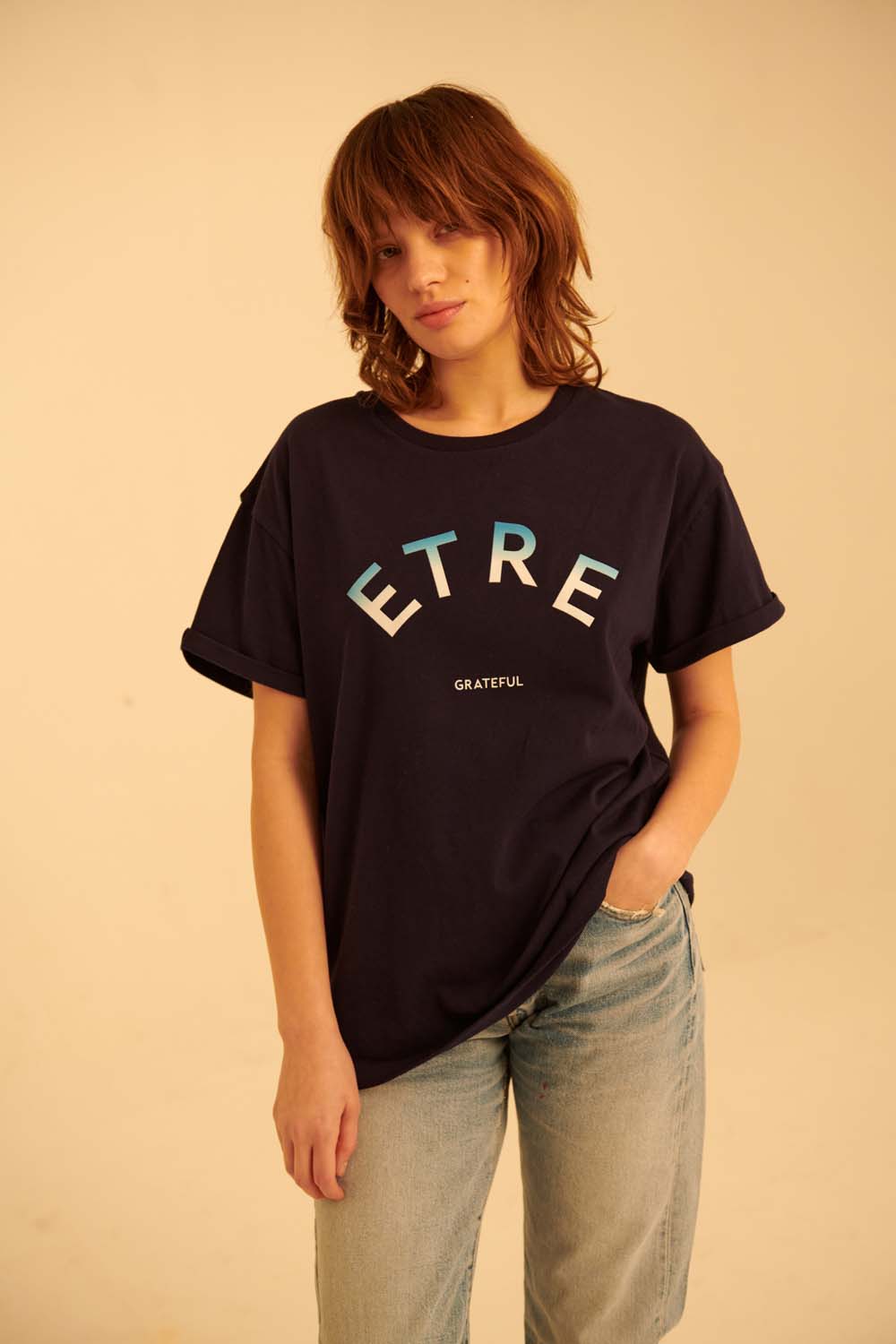 Etre Grateful Oversize T-Shirt