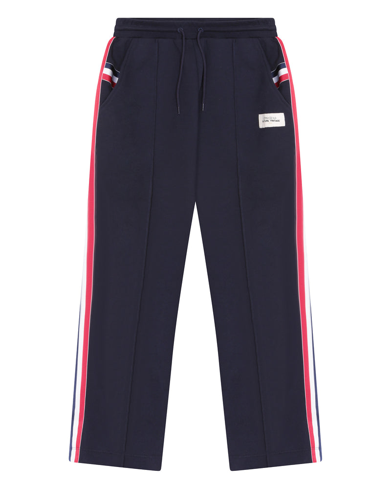 Grosgrain Stripe Retro Track Pants