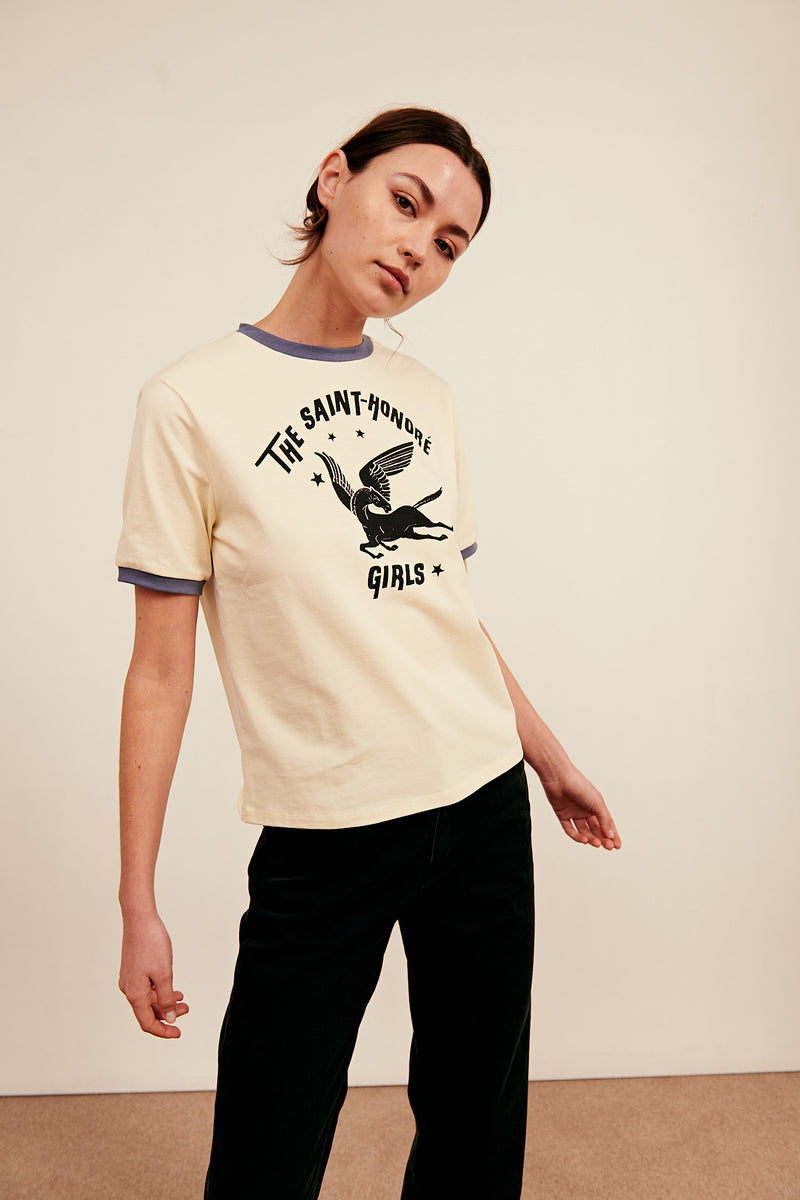 St Honore Girls Ringer T-Shirt