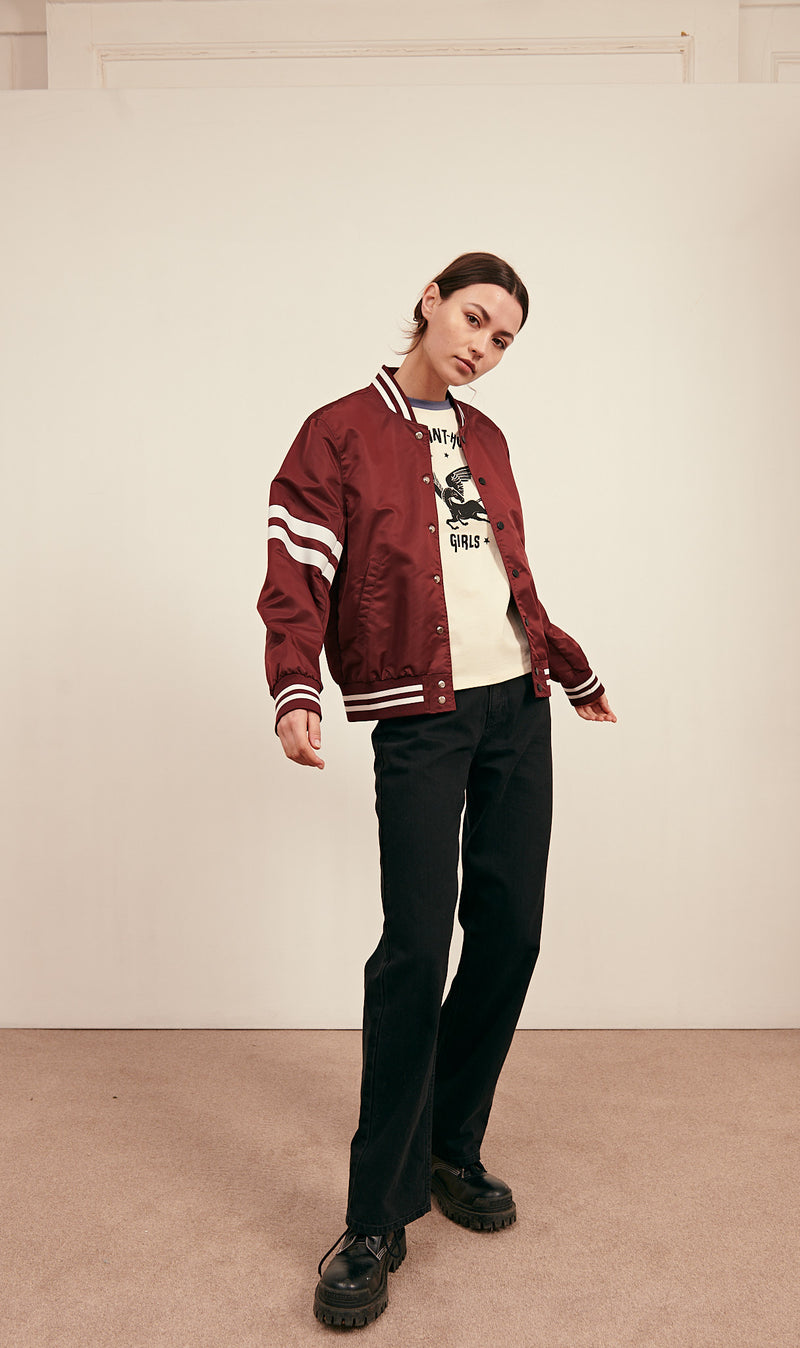 Etre Cecile Varsity Flight Jacket