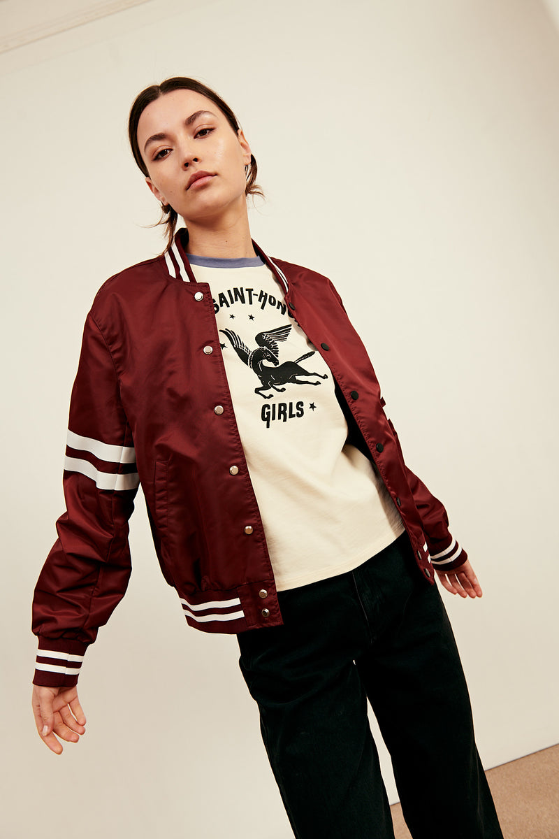 Etre Cecile Varsity Flight Jacket