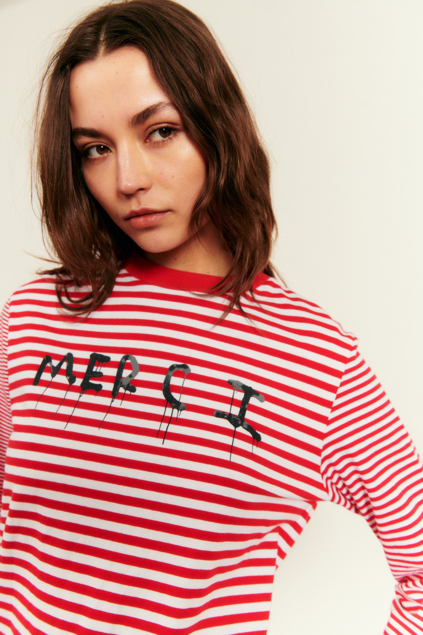 Merci Breton Long Sleeve T-Shirt