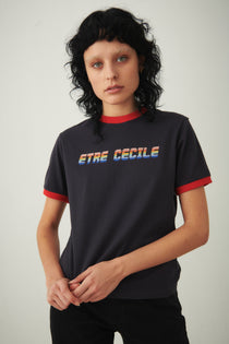 Etre Cecile Rainbow Ringer T-Shirt