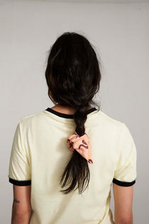 Snake Silk Scrunchie