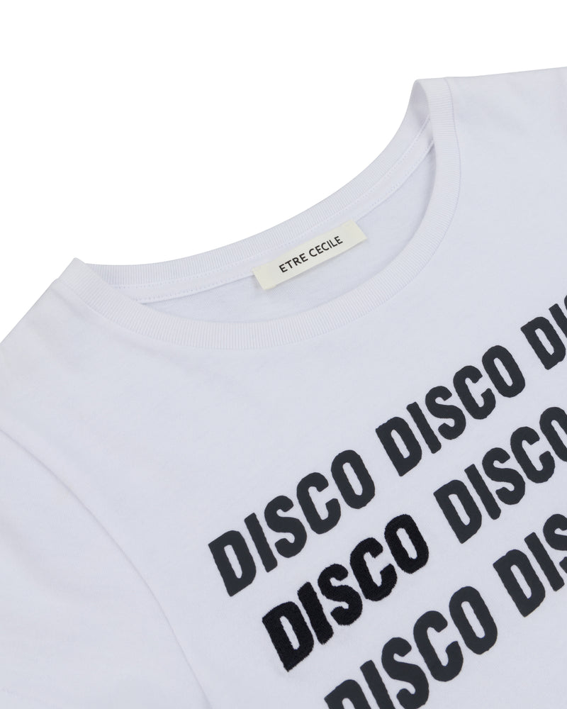 Disco Pizza Cap Sleeve T-Shirt
