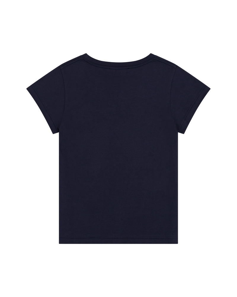 Etre Cecile Tri Colour Swirl Cap Sleeve T-Shirt