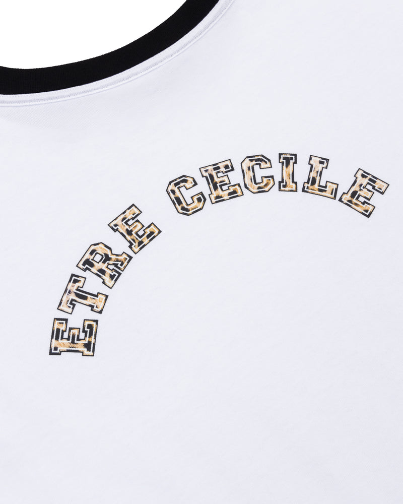 Etre Cecile Varsity Cheetah Ringer T-Shirt