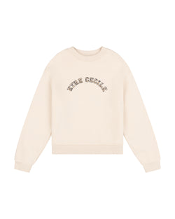 Etre Cecile Varsity Cheetah Classic Sweatshirt