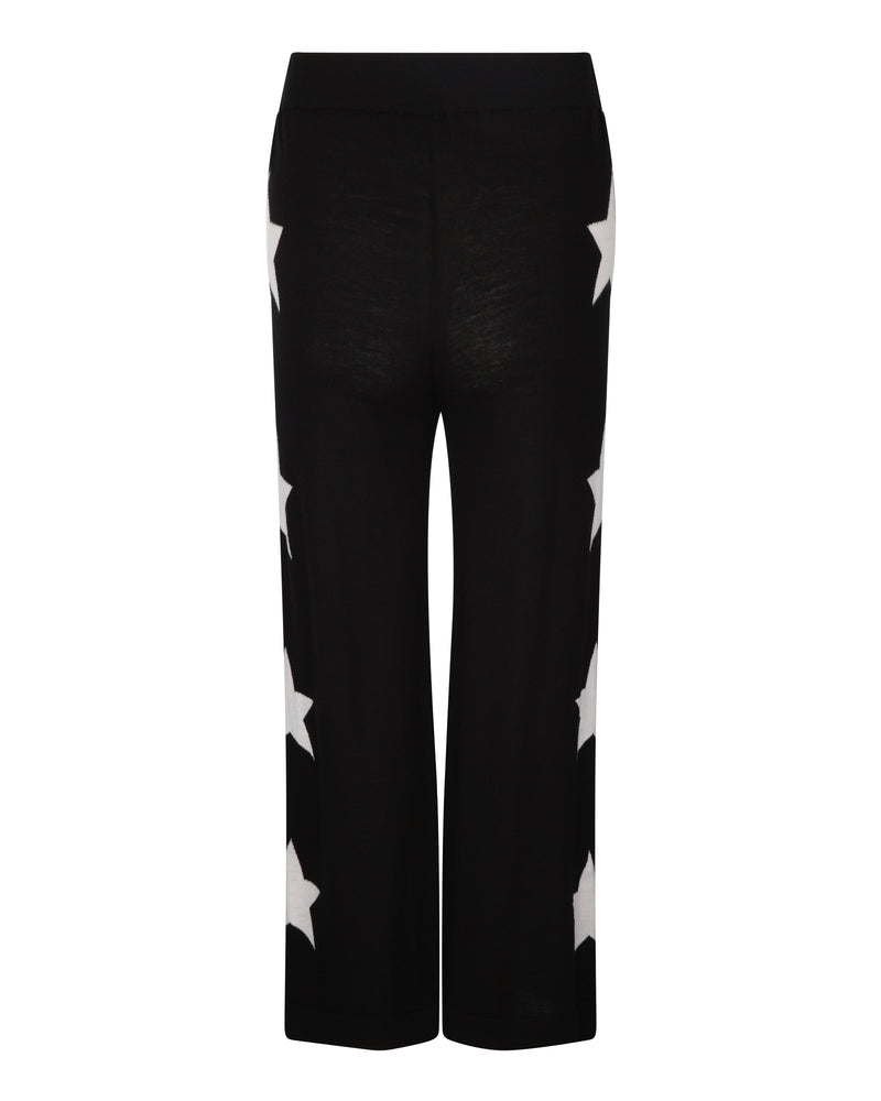 Stars Knit Wide Track Pant