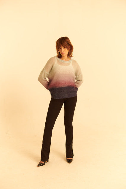 Ombre Mohair Boxy Knit