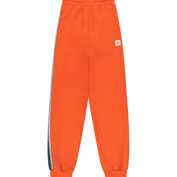 Mens orange hot sale track pants