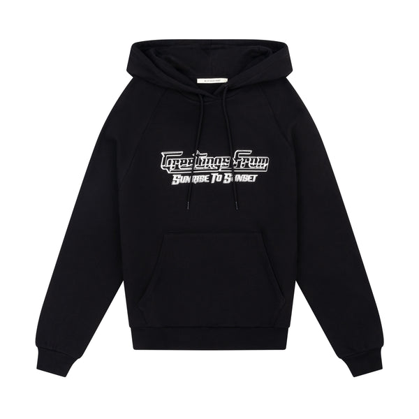 Off center hot sale zipper hoodie