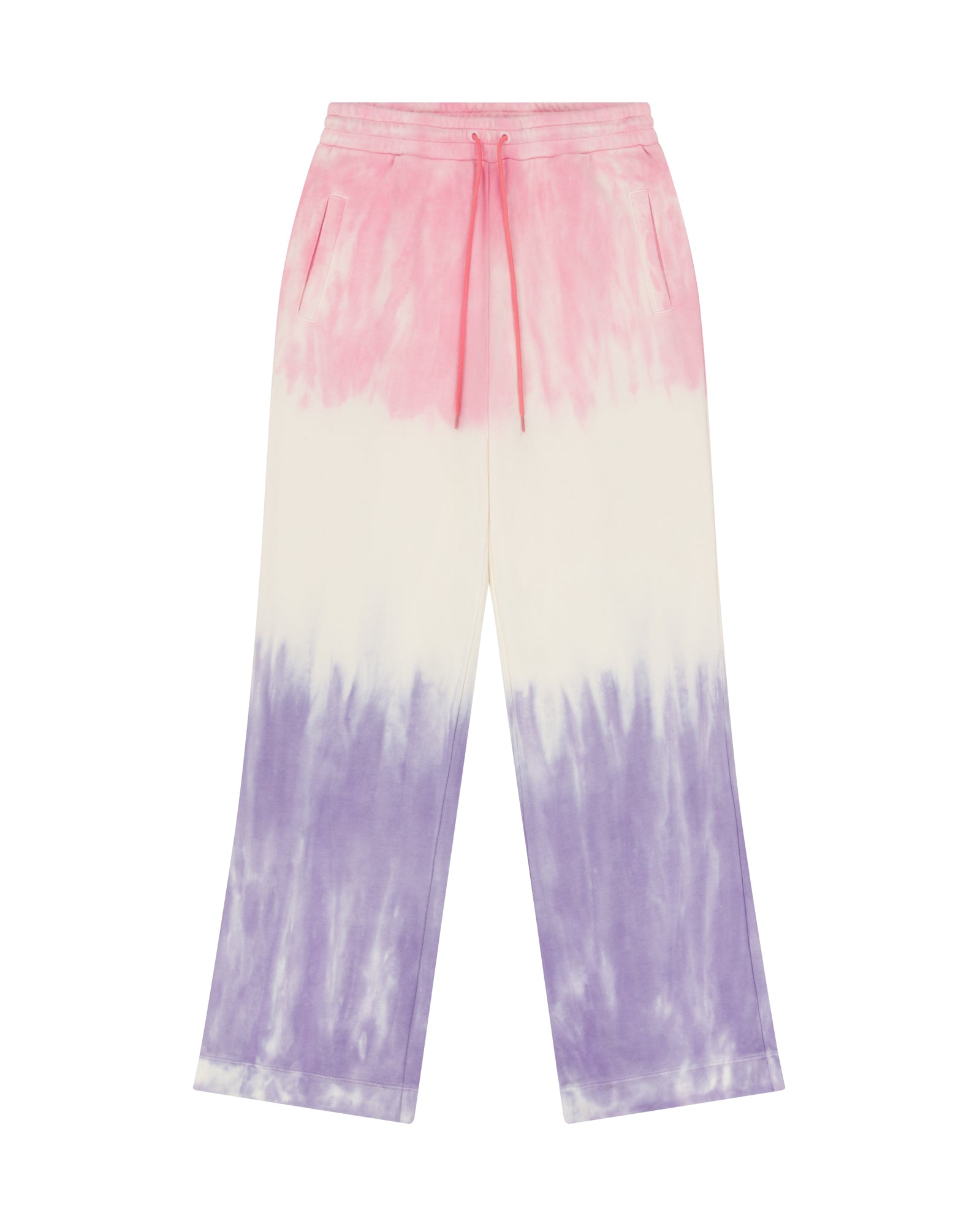 Tie Dye Wide Leg Track Pants