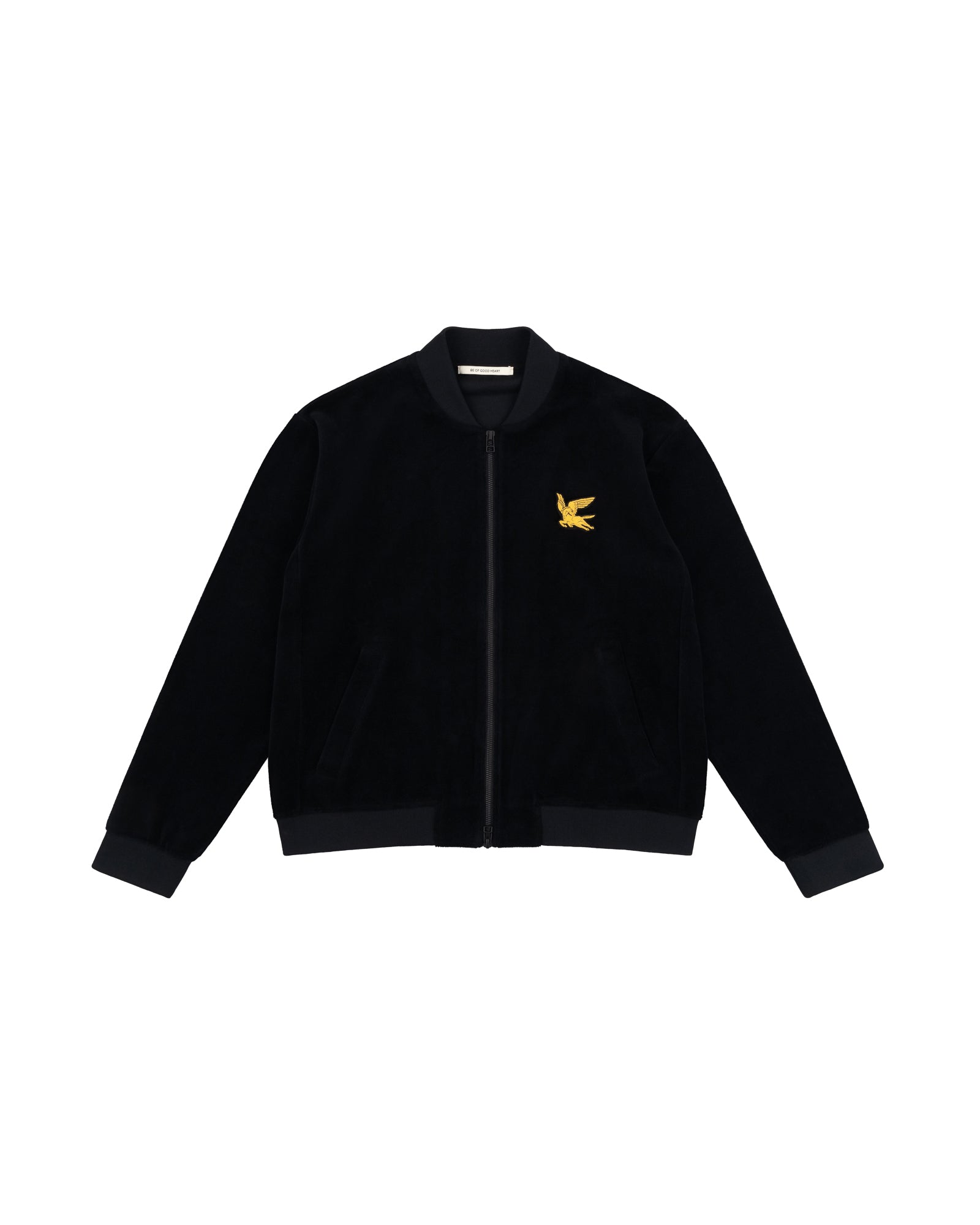 Velour Bomber Jacket